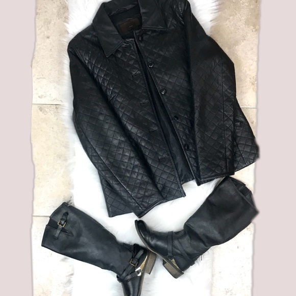 Siena Quilted Leather Jacket - Picture 8 of 8